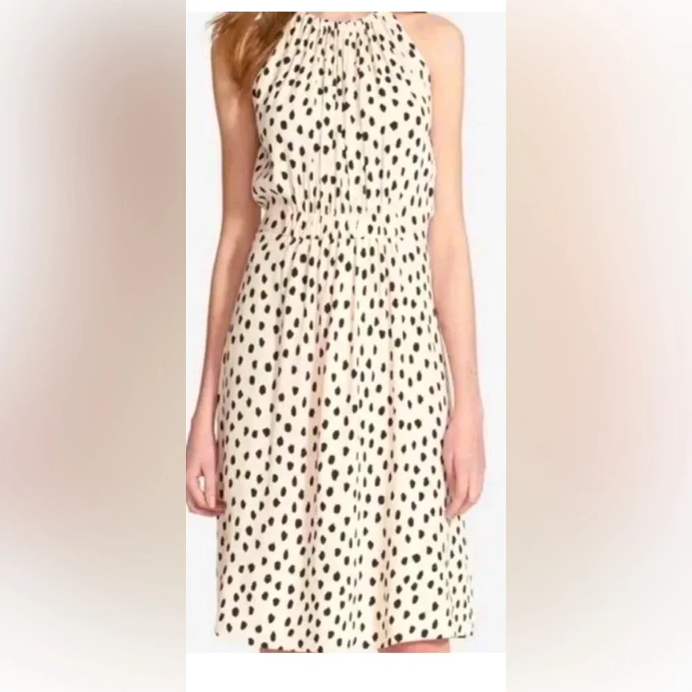 Kate Spade Leopard Polka Dot Take a Walk in the Wild side dress, size 0 - Picture 5 of 6